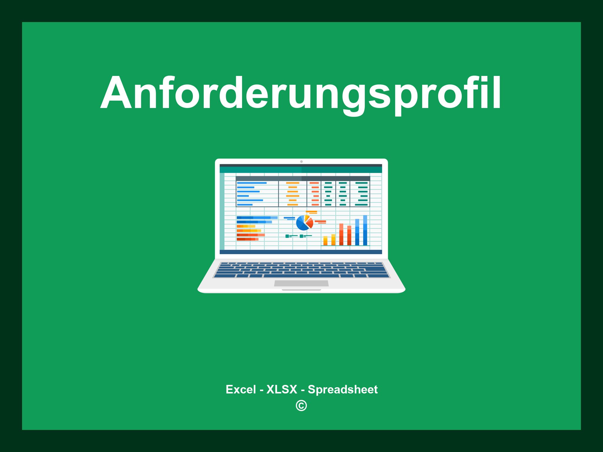 Anforderungsprofil Vorlage Excel
