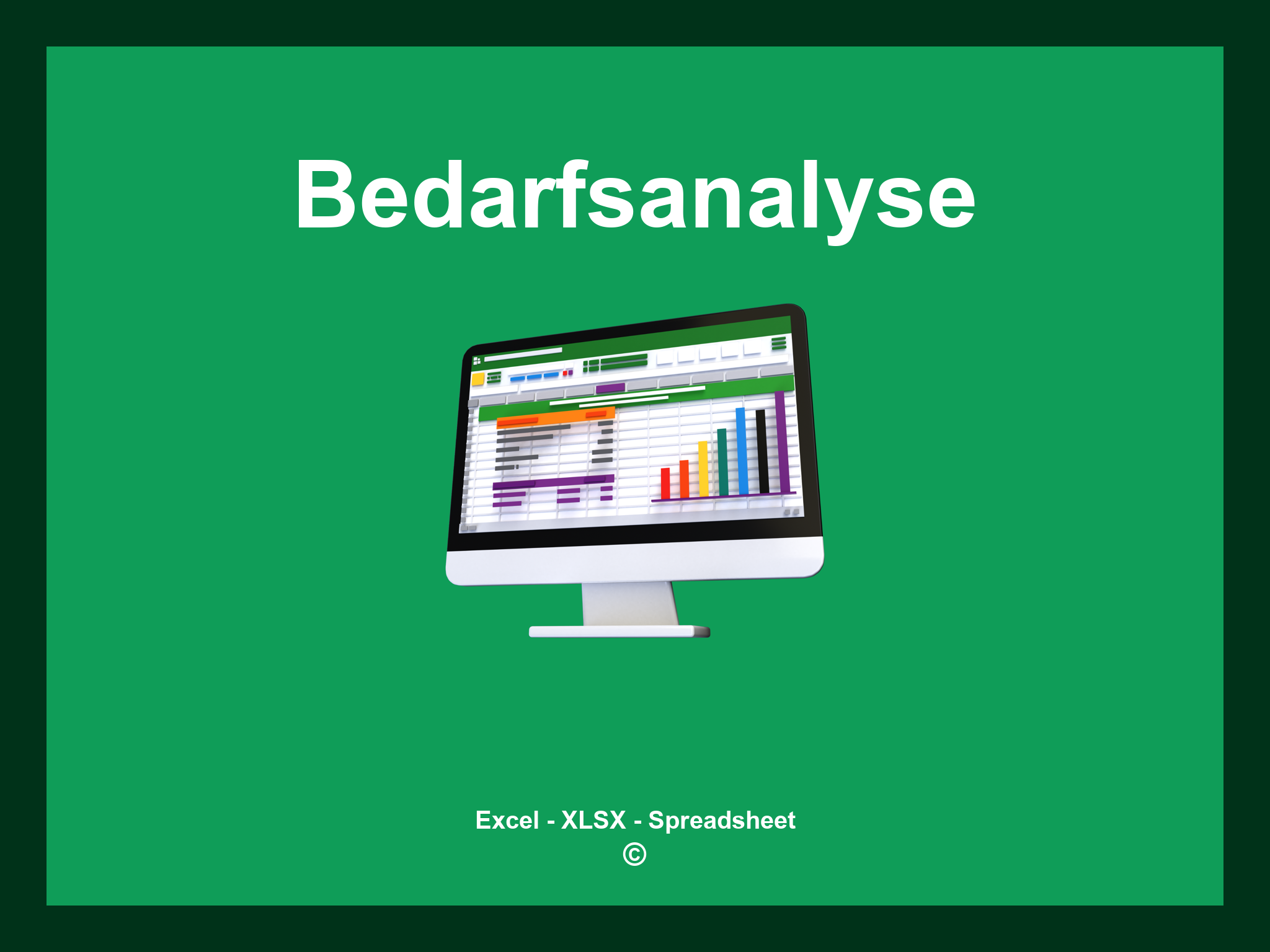 Bedarfsanalyse Vorlage Excel