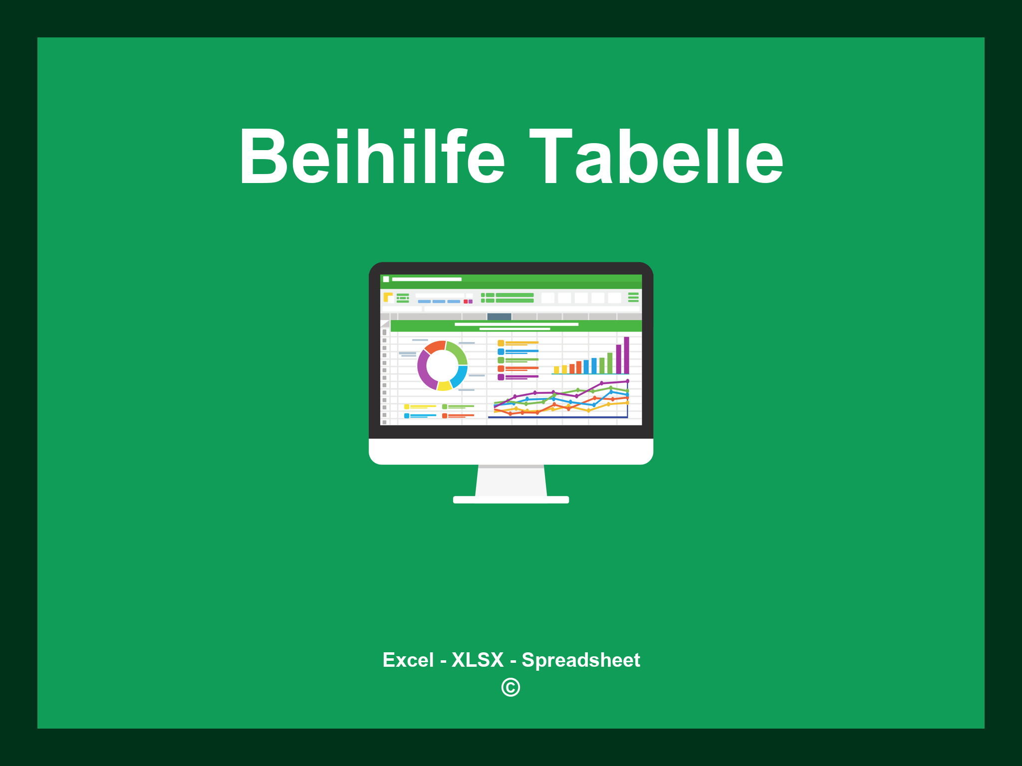 Beihilfe Excel Tabelle