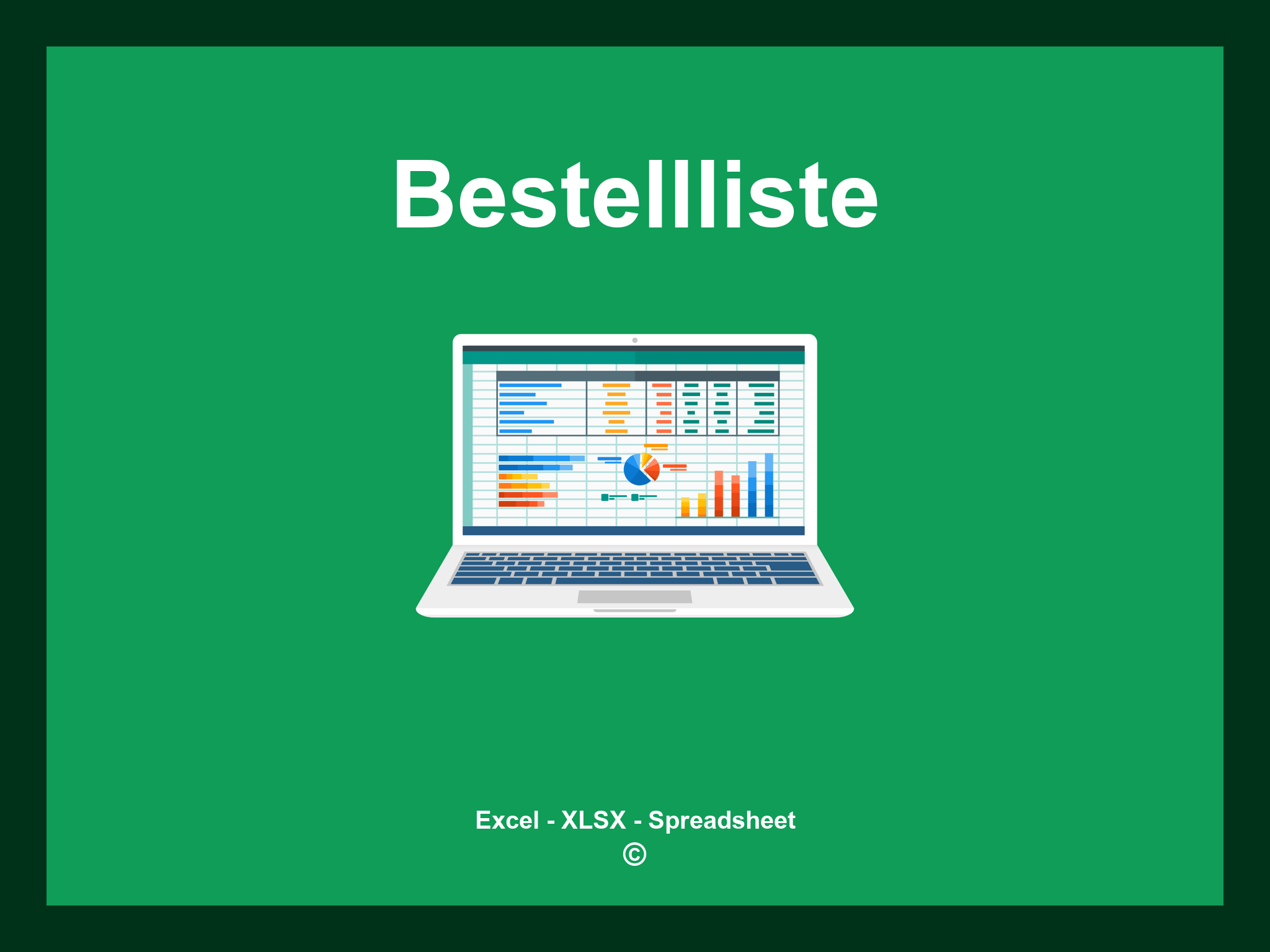 Bestellliste Vorlage Excel