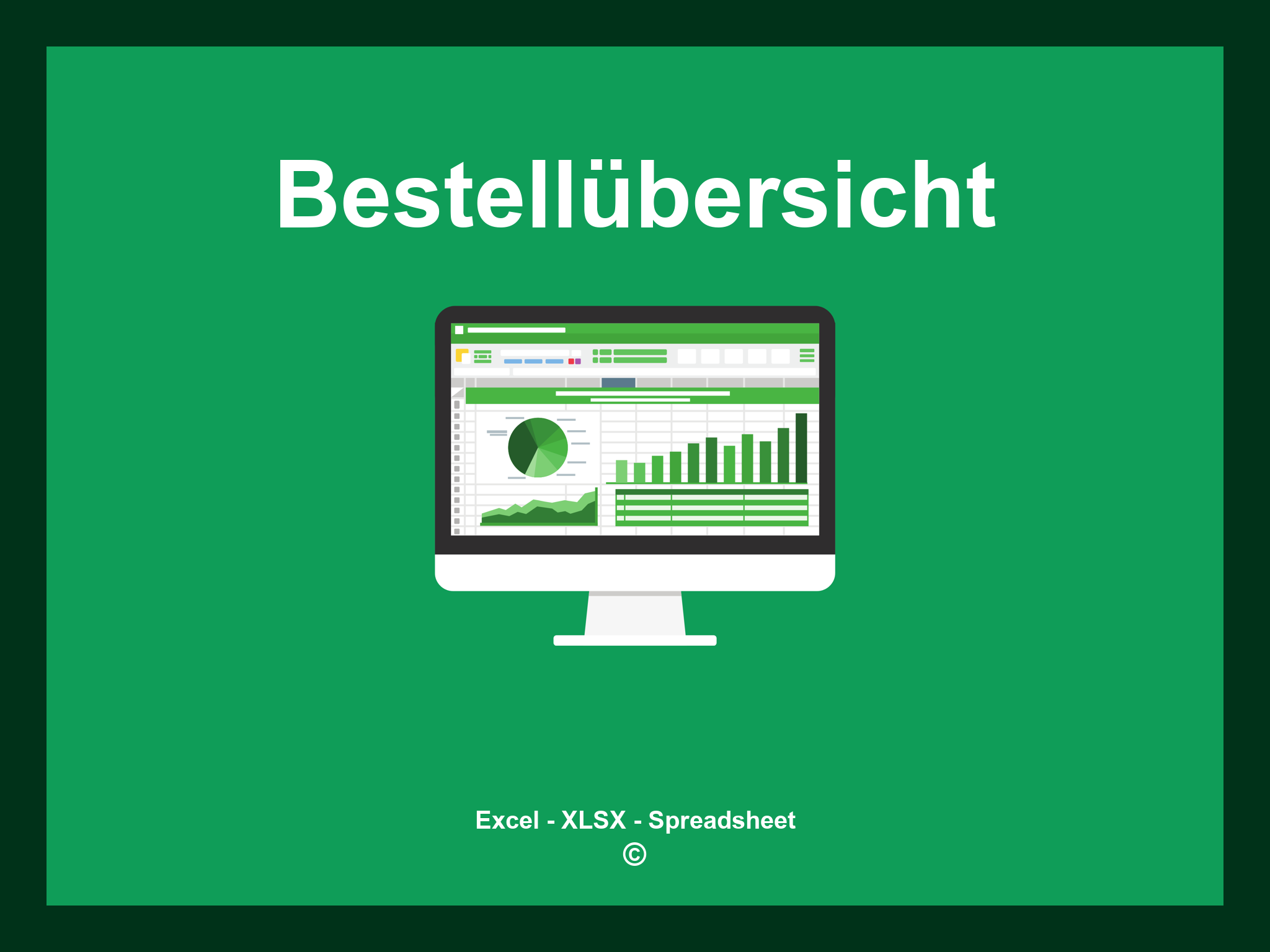 Bestellübersicht Excel