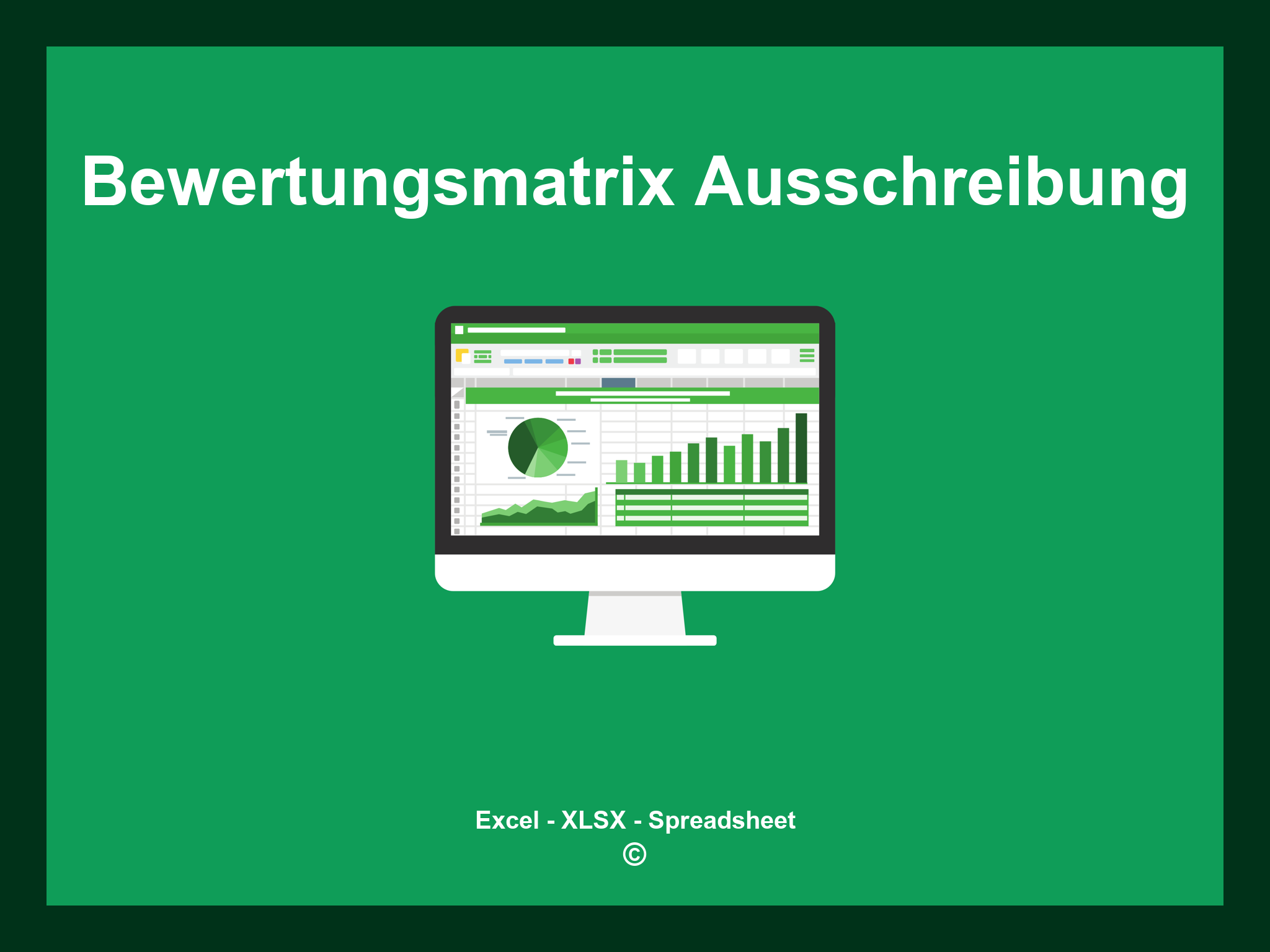 Bewertungsmatrix Ausschreibung Excel