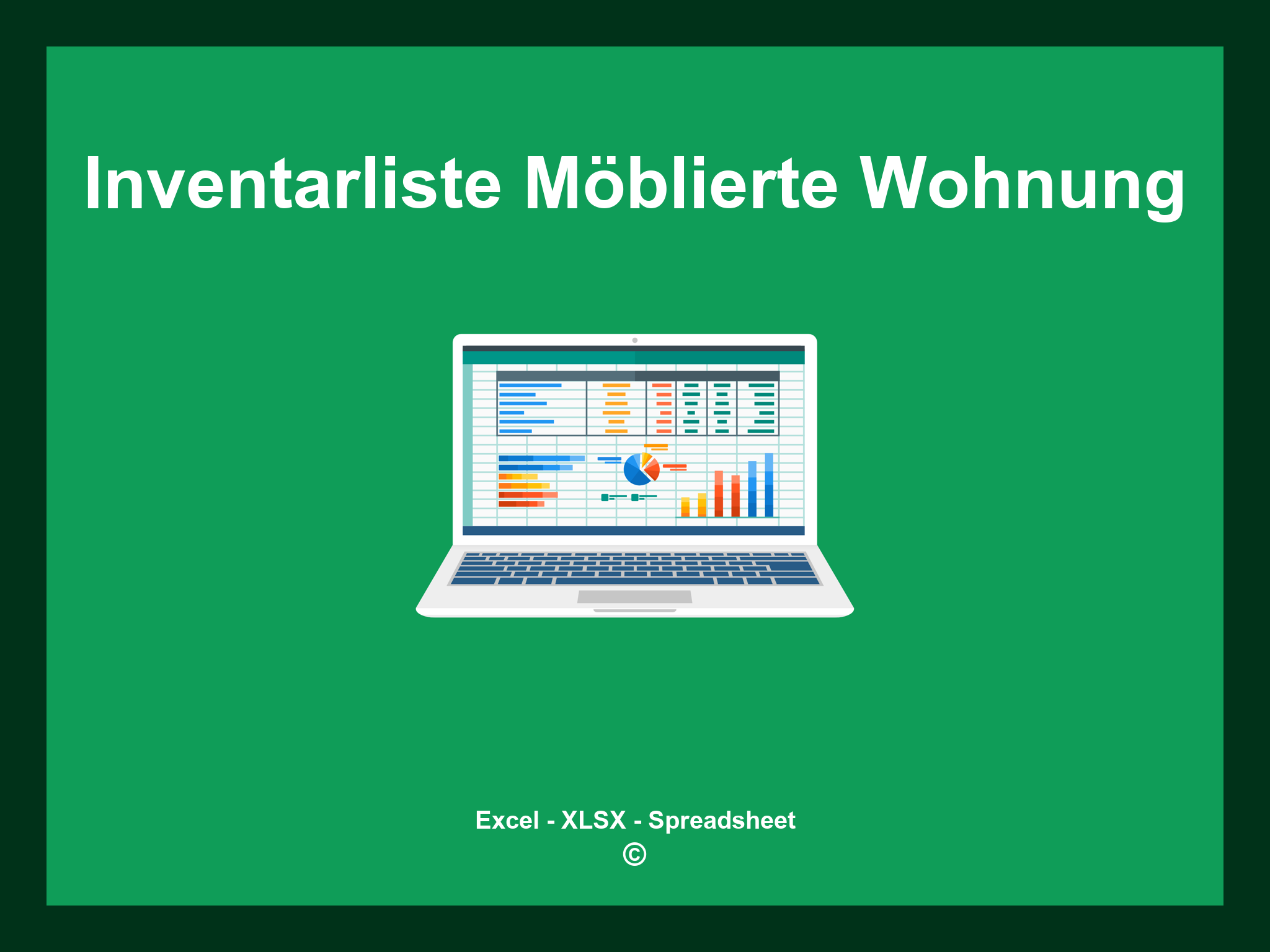 Vorlage Inventarliste Möblierte Wohnung