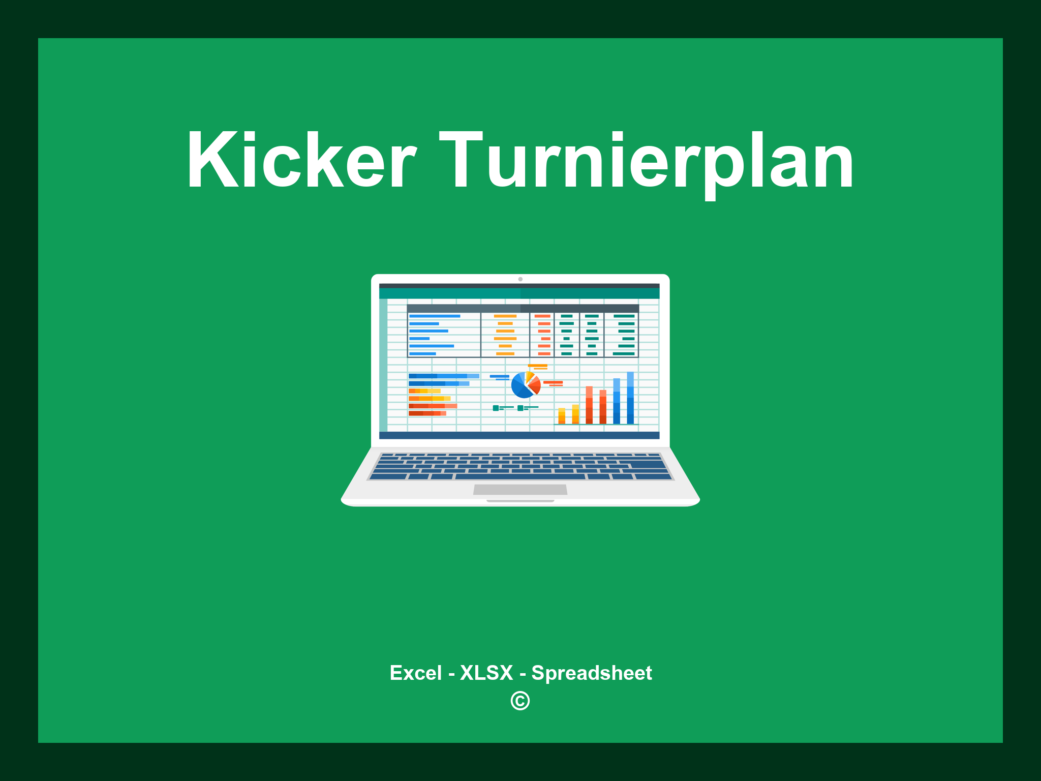 Kicker Turnierplan