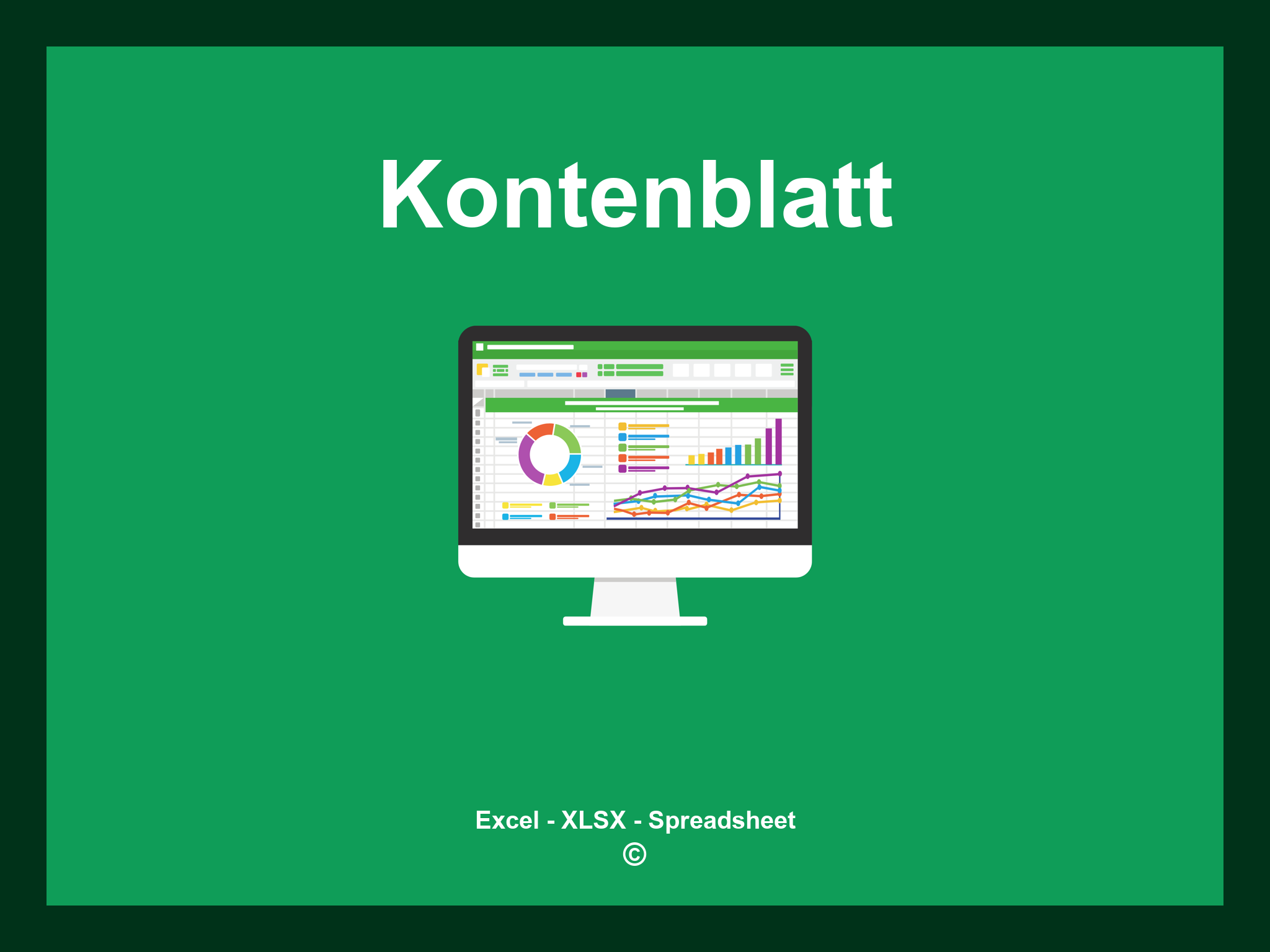 Kontenblatt Vorlage Excel