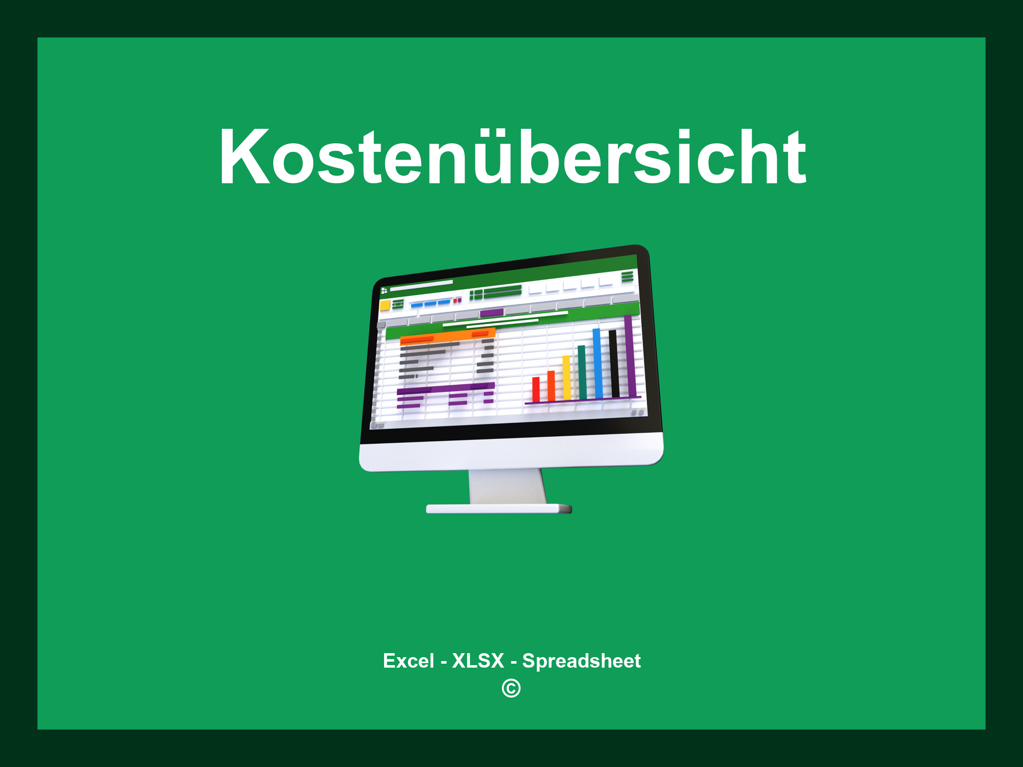 Kostenübersicht Excel