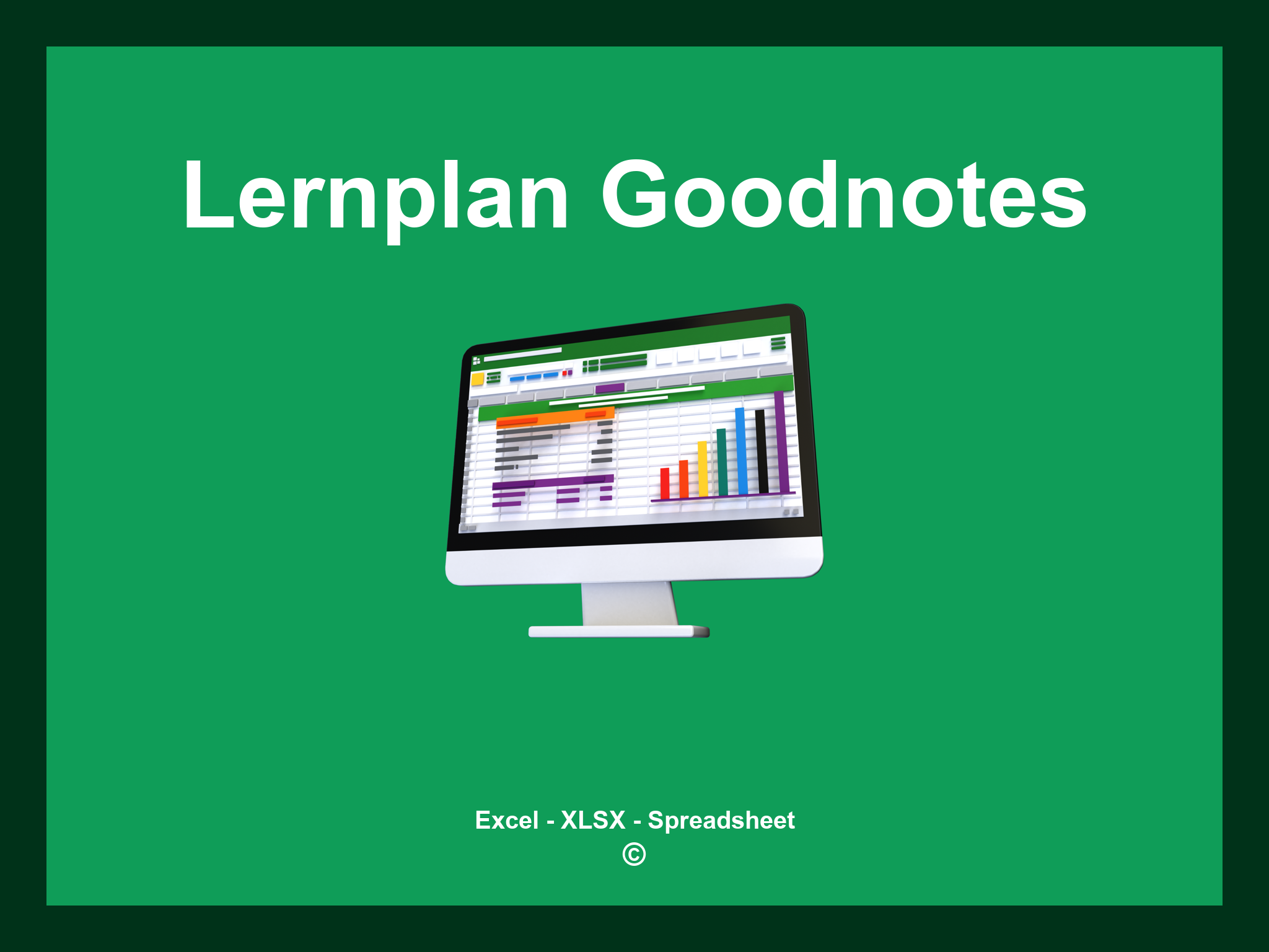 Lernplan Vorlage Goodnotes