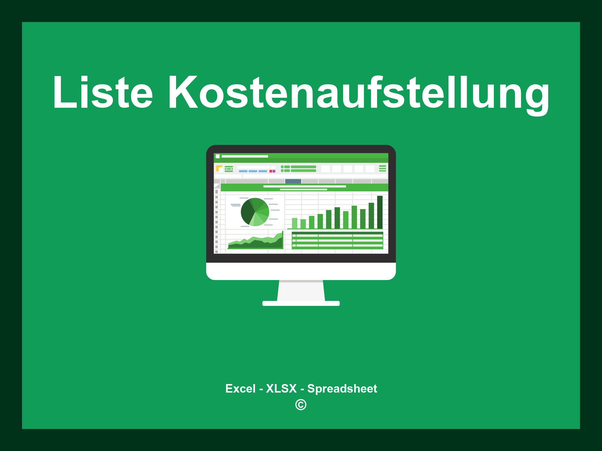 Excel Liste Kostenaufstellung