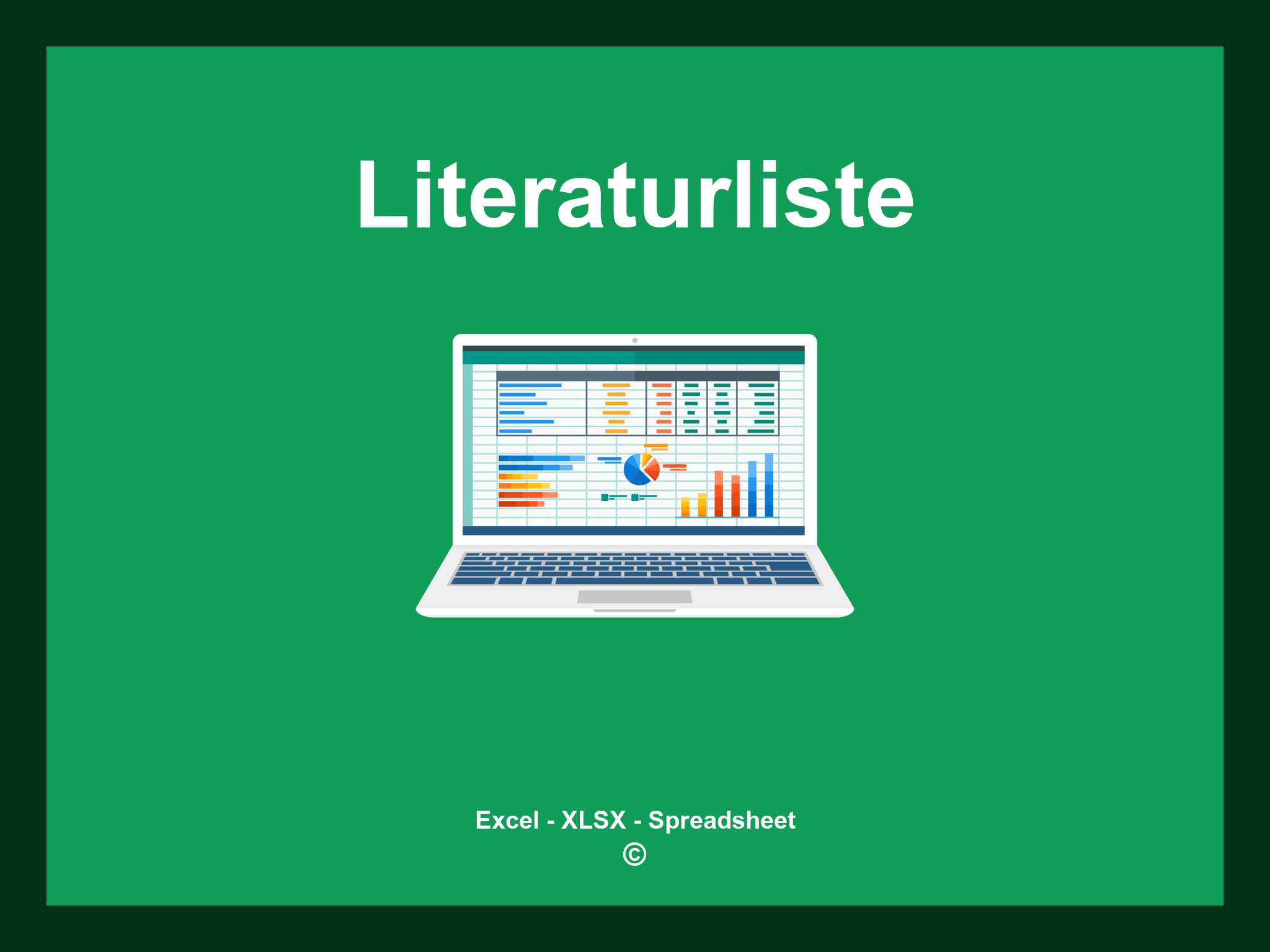 Literaturliste Excel
