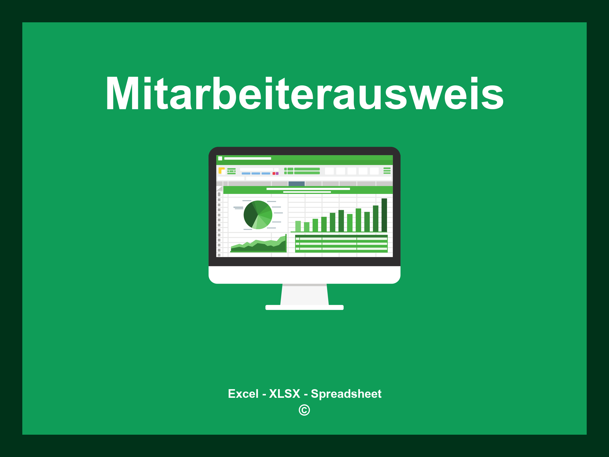 Mitarbeiterausweis Vorlage
