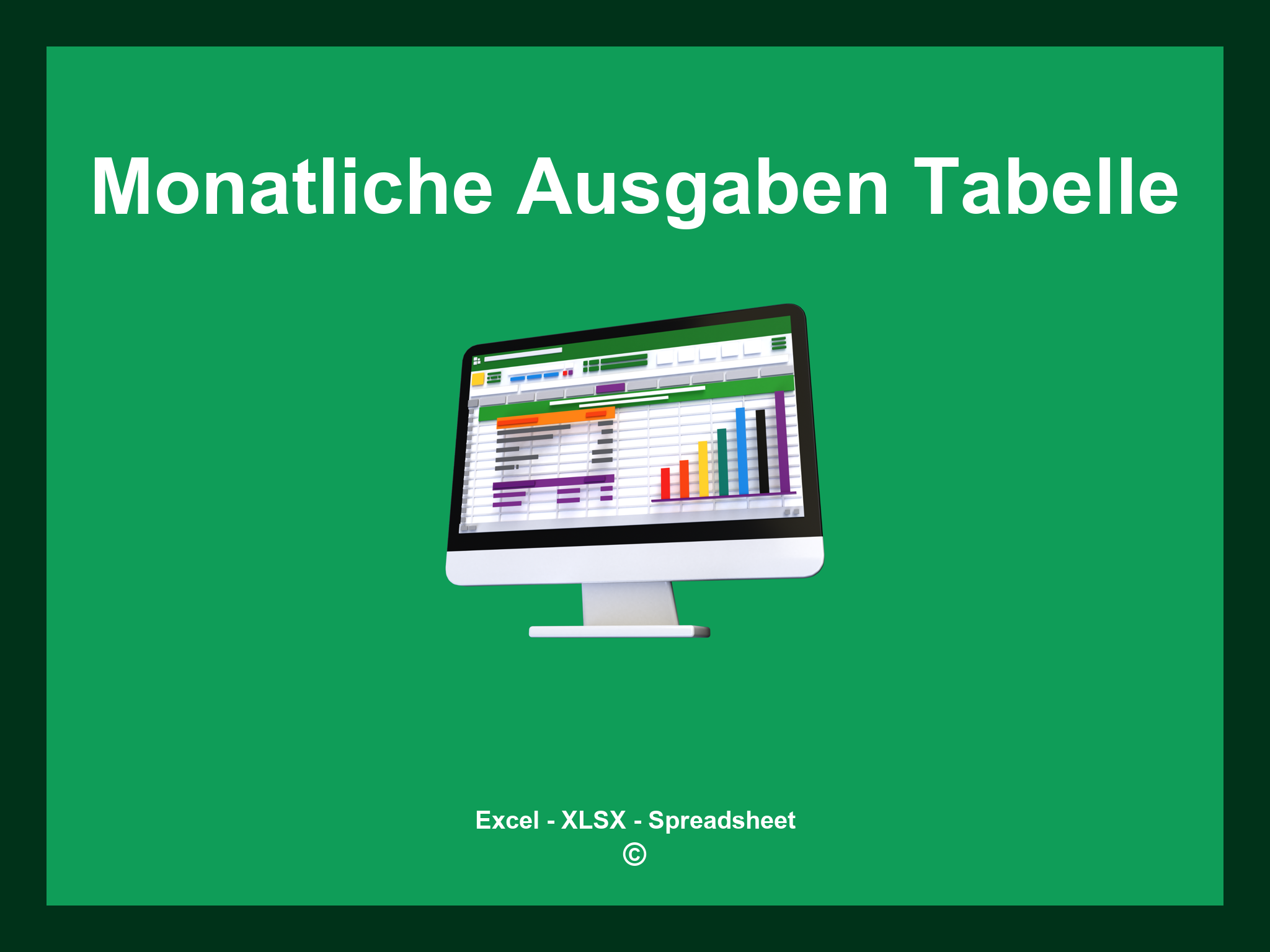 Monatliche Ausgaben Tabelle
