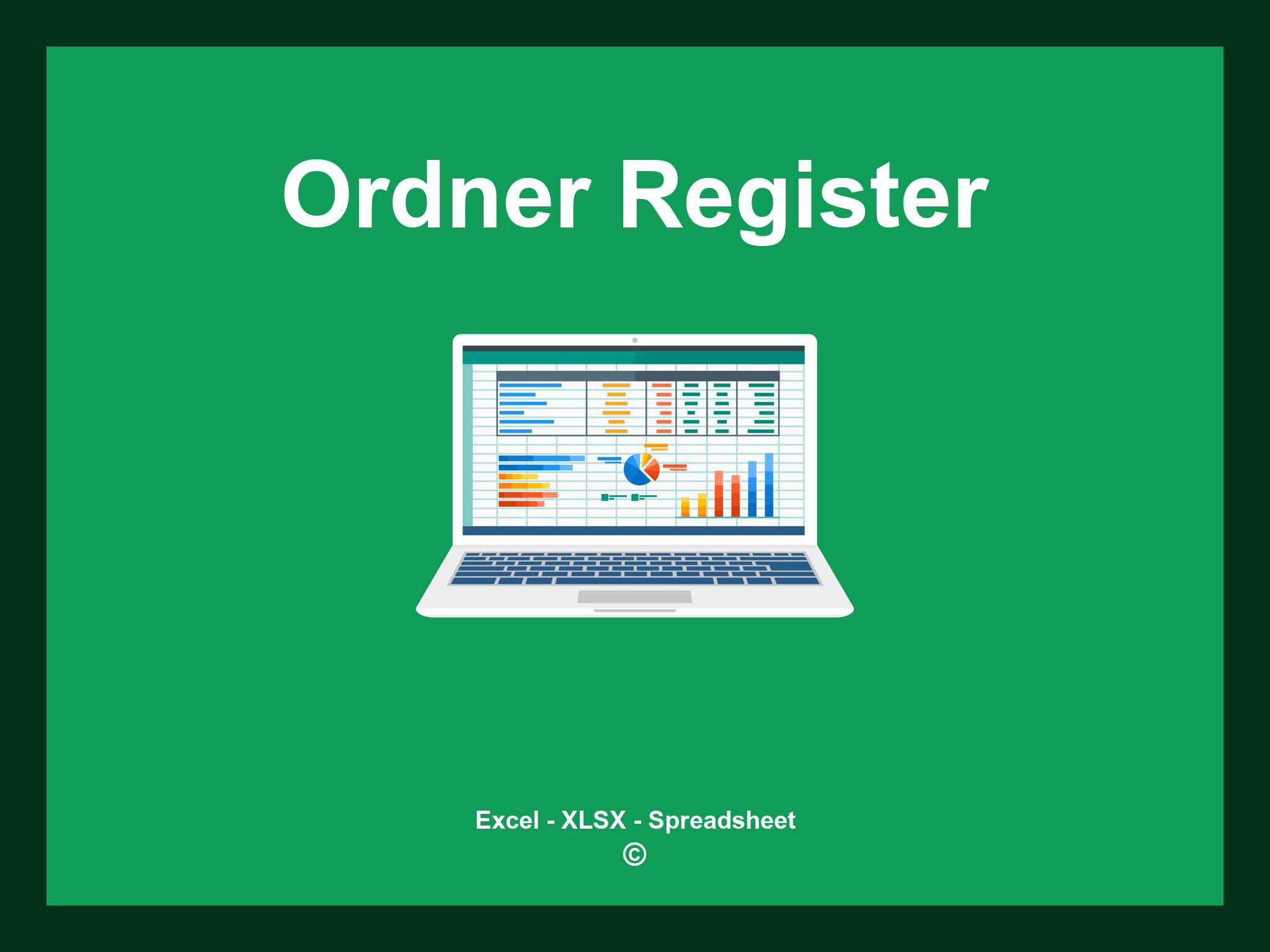 Ordner Register Vorlagen Excel