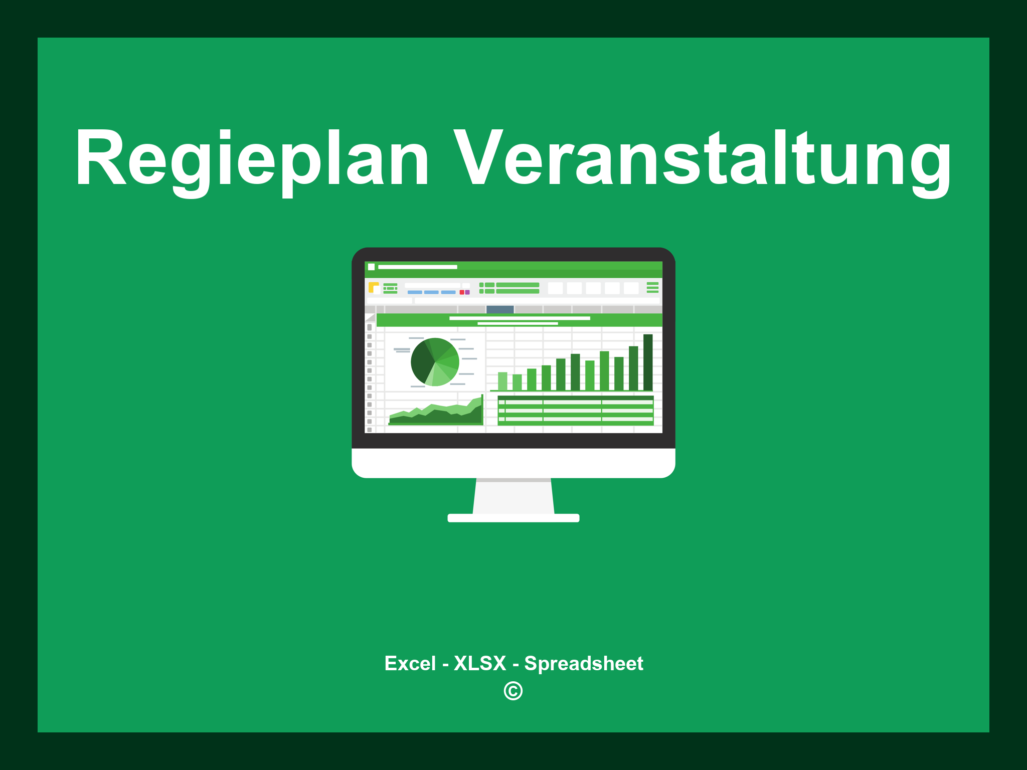 Regieplan Veranstaltung Vorlage Excel