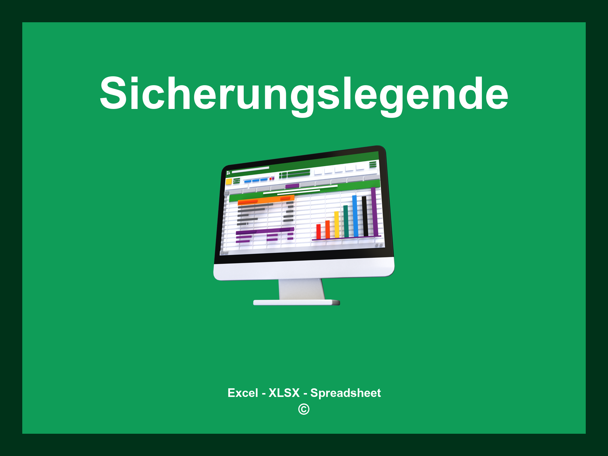 Sicherungslegende Vorlage