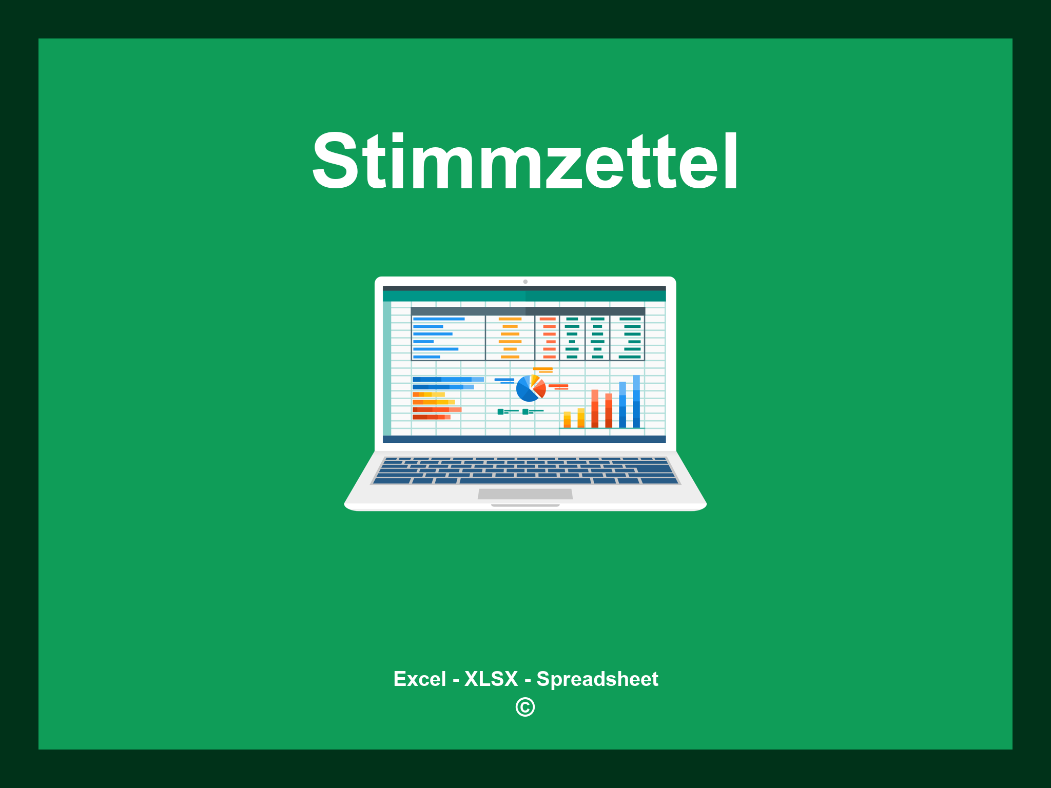 Stimmzettel Vorlage Excel