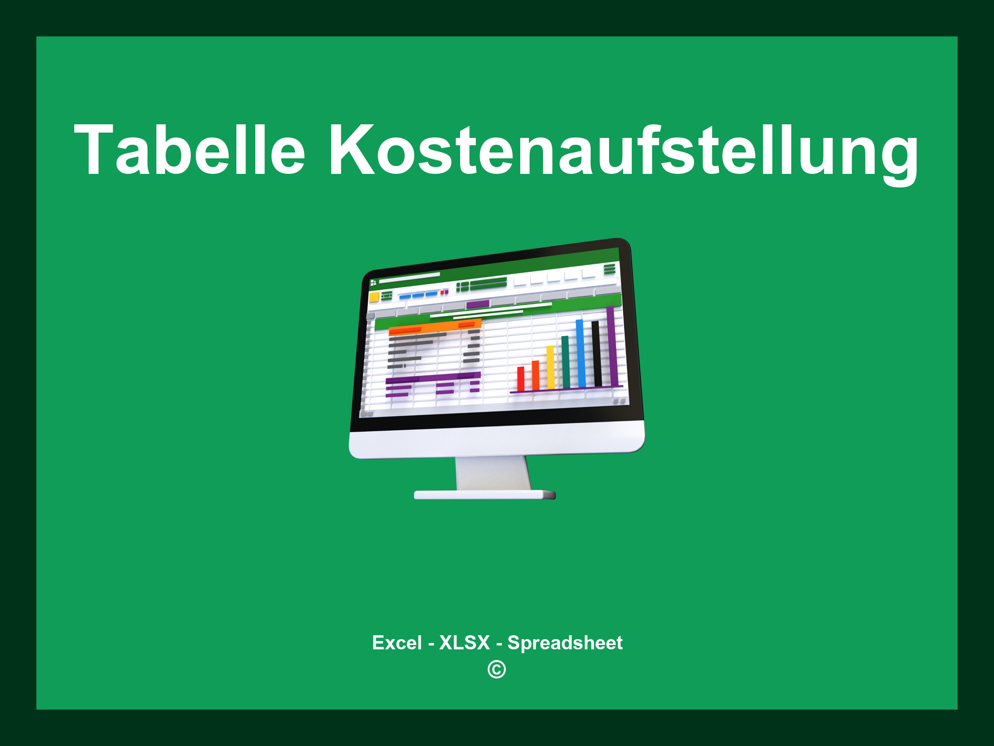 Excel Tabelle Kostenaufstellung
