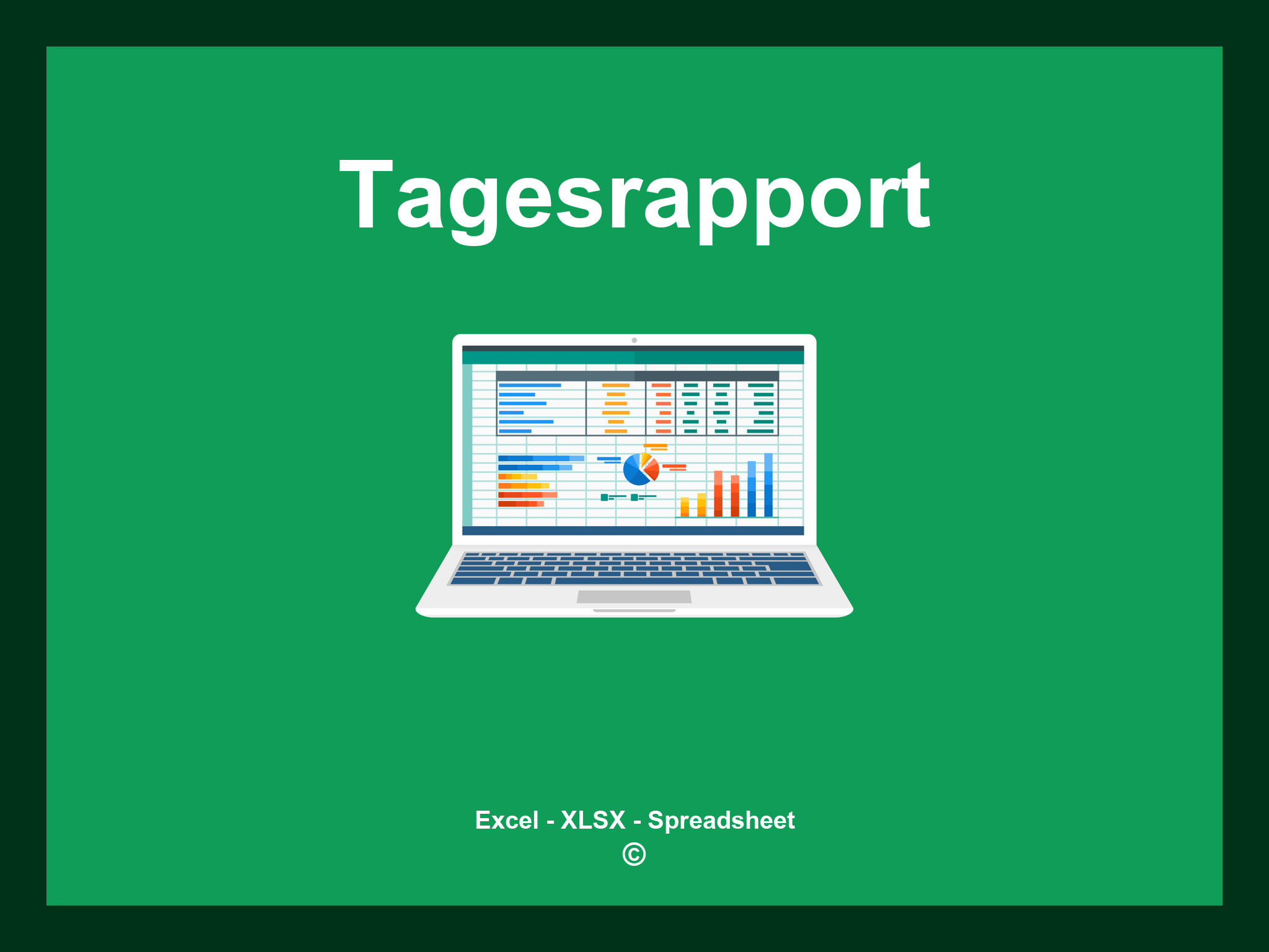 Tagesrapport Vorlage Excel