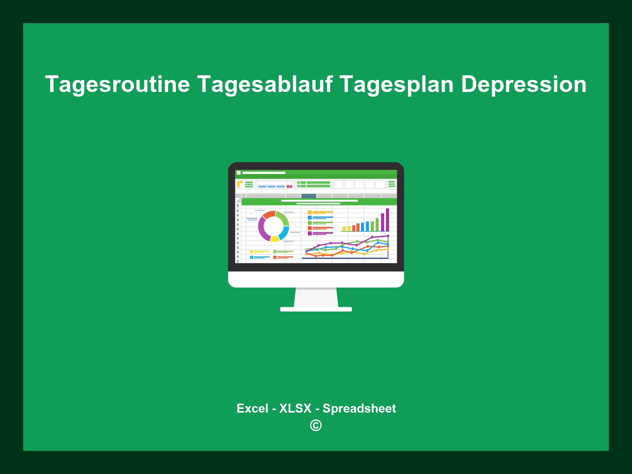 Tagesroutine Tagesablauf Tagesplan Depression Vorlage